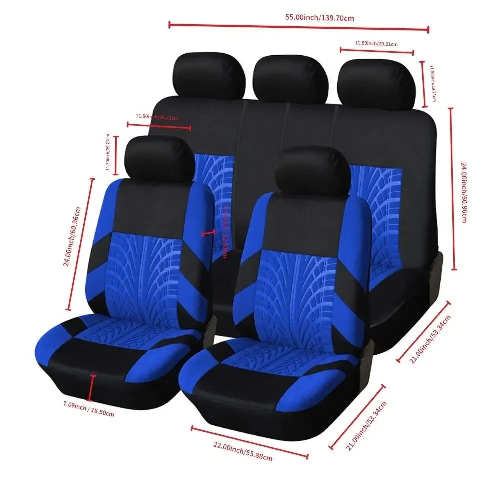 EliteFit Universal Car Seat Covers — Full Set, Machine Washable