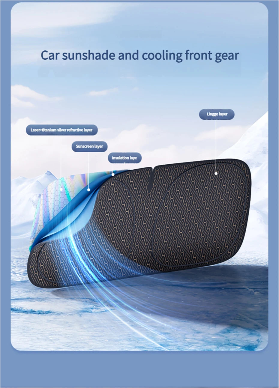 Foldable Windshield Sun Shade