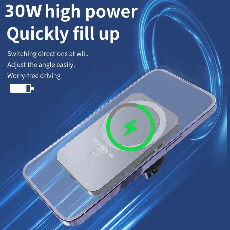 MagSafe Wireless Charging Car Mount for iPhone