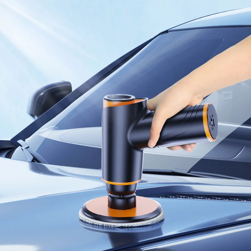 Cordless Car Polisher & Buffer — Rechargeable, Two Speeds