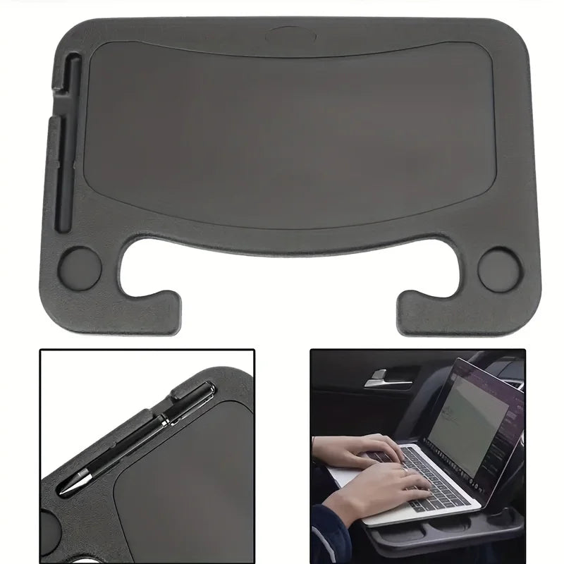 Car Steering Wheel Tray Table — Laptop, Food, Notes