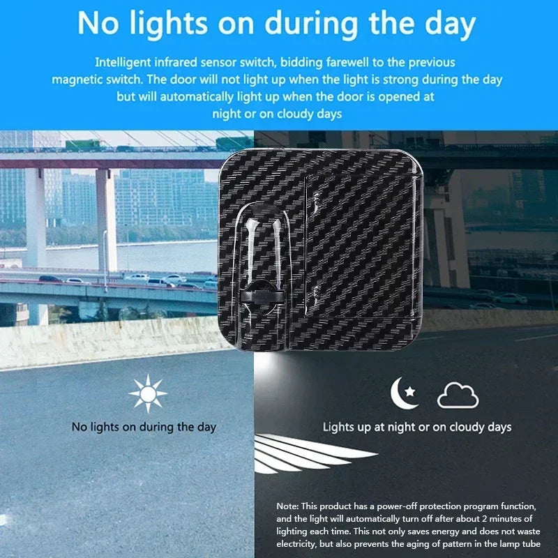 Wireless LED Car Door Projector Lights — Logo Shadow (Set)