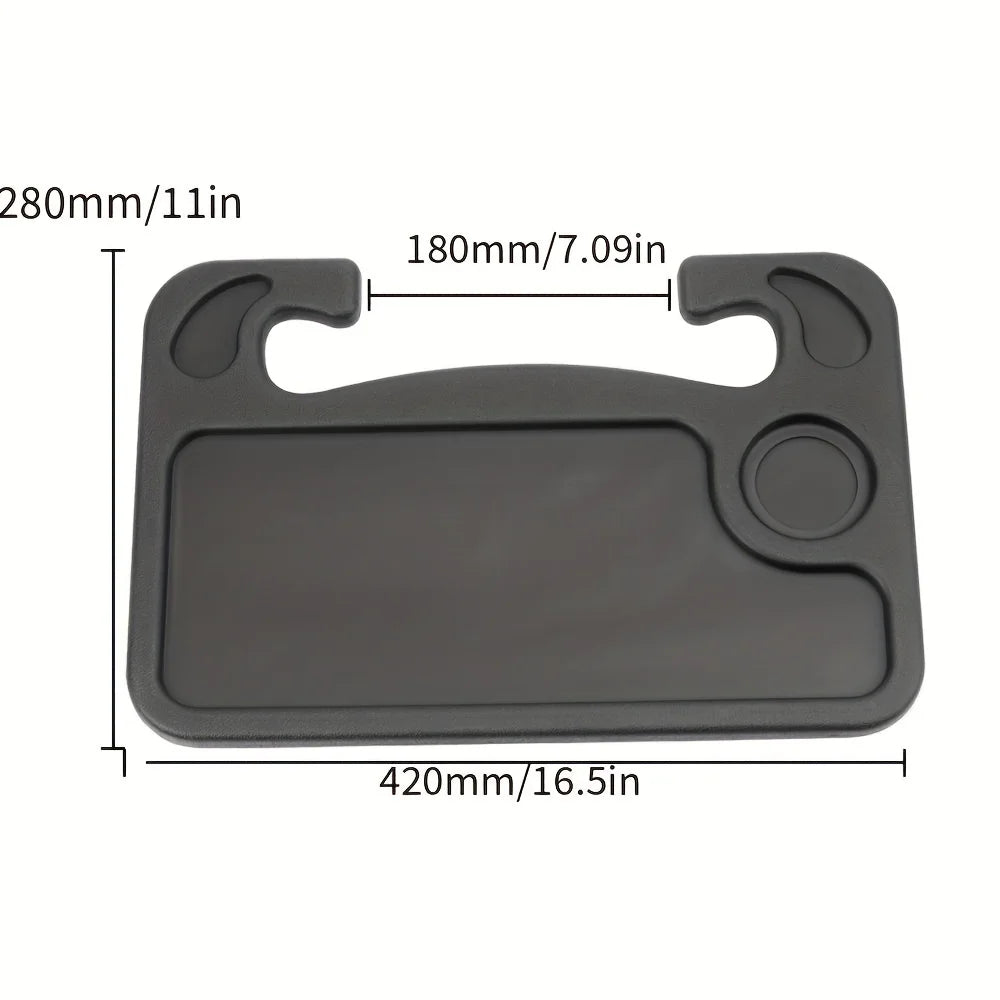 Car Steering Wheel Tray Table — Laptop, Food, Notes