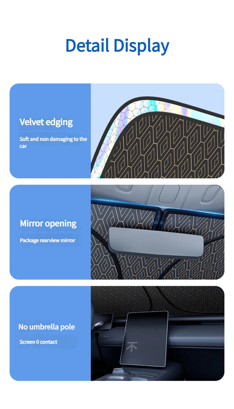 Foldable Windshield Sun Shade