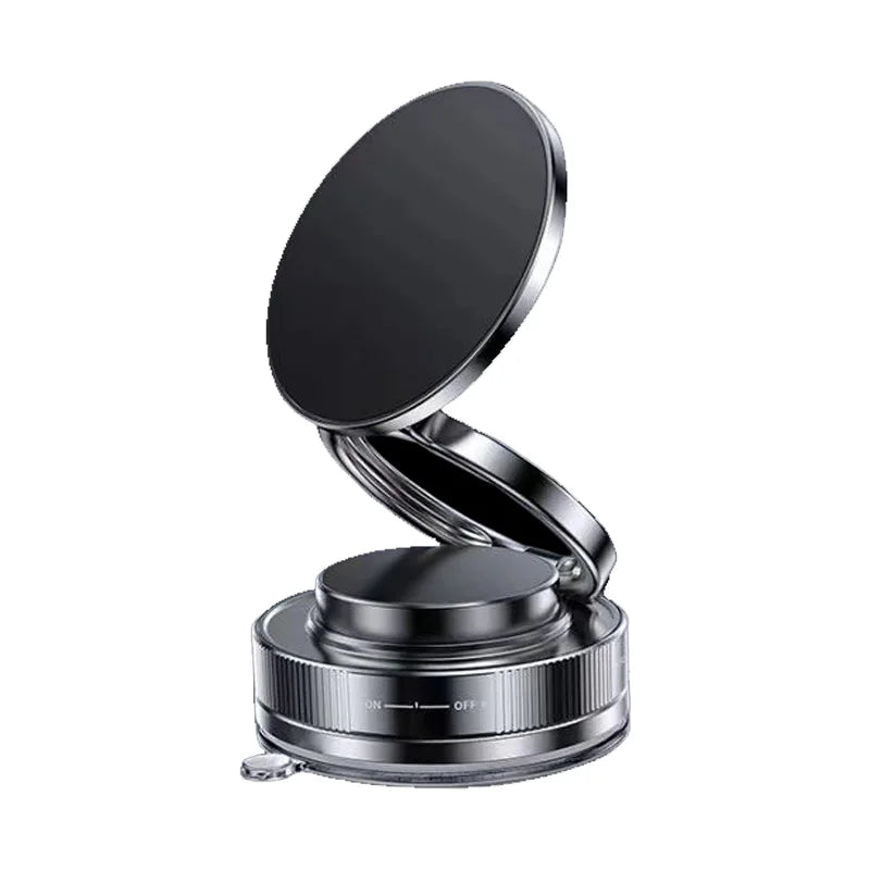 Magnetic Phone Car Mount — Vent + Suction Cup, 360° Rotating