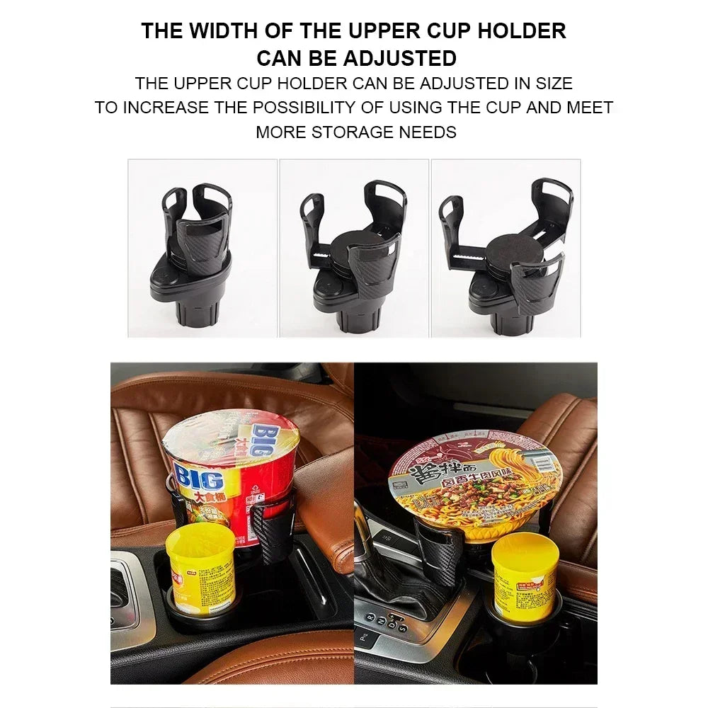 Adjustable Dual Cup Holder Mount