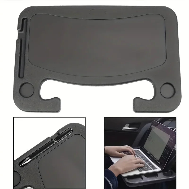 Car Steering Wheel Tray Table — Laptop, Food, Notes