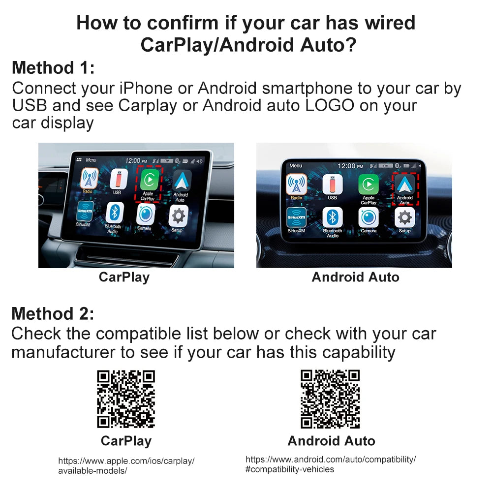 Wireless CarPlay & Android Auto Adapter — Plug & Play