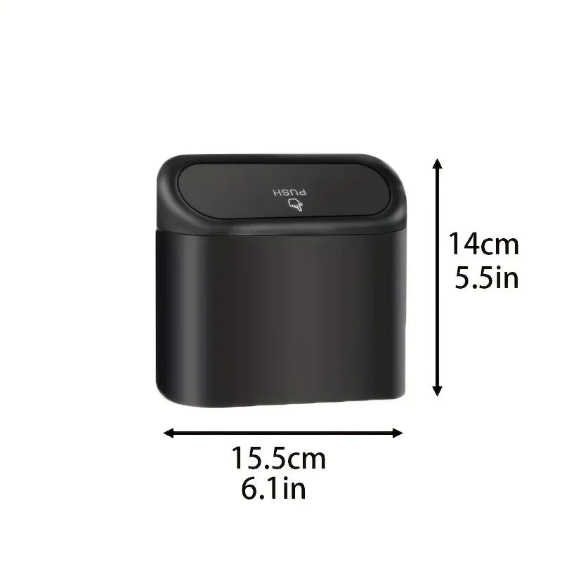 Car Trash Can with Lid (60 Bags Included)