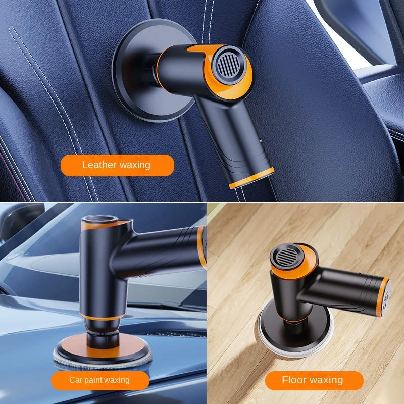 Cordless Car Polisher & Buffer — Rechargeable, Two Speeds