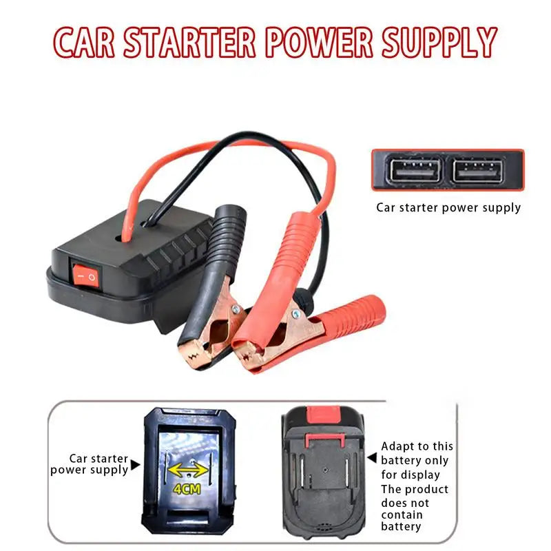 Portable Car Jump Starter — Compact Lithium Power Pack