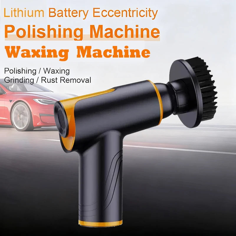 Cordless Car Polisher & Buffer — Rechargeable, Two Speeds