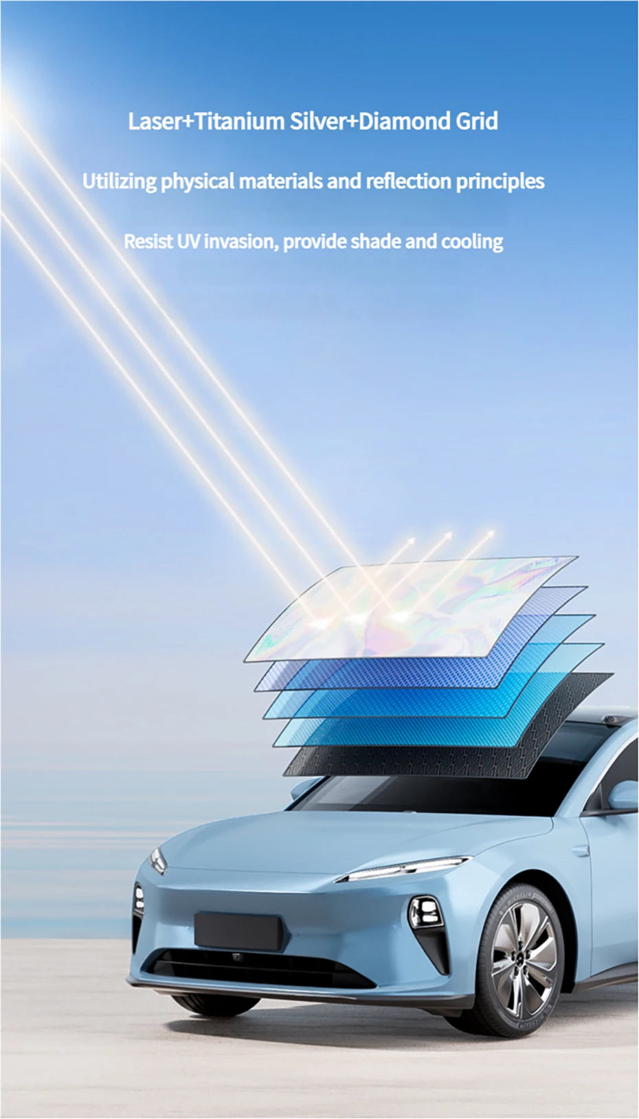 Foldable Windshield Sun Shade
