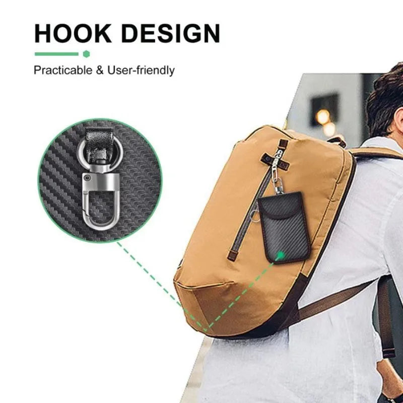 Faraday Key Fob Bag — RFID Signal Blocker (Anti-Theft)